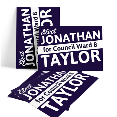 Political Rally Signs